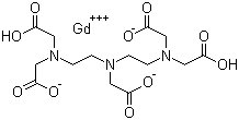 Gadopentetic acid molecular structure (CAS 80529-93-7)