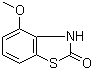 结构式 CAS# 80567-66-4, 4-甲氧基-2(3H)-苯并噻唑酮