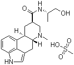Dihydroergotoxine mesylate molecular structure (CAS 8067-24-1)