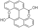 (R)-1,1'-Binaphthyl-2,2'-dicarboxylic acid molecular structure (CAS 80703-23-7)