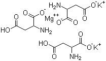 Magnesium potassium aspartate molecular structure (CAS 8076-65-1)