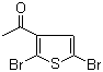 1-(2,5-二溴-3-噻吩基)乙酮分子结构 (CAS 80775-39-9)