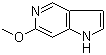 structure of CAS# 80862-08-4, 6-Methoxy-1H-pyrrolo[3,2-c]pyridine