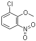 2-氯-6-硝基苯甲醚分子结构 (CAS 80866-77-9)