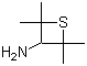 3-氨基-2,2,4,4-四甲基硫杂环丁烷分子结构 (CAS 80875-05-4)