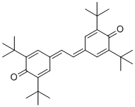 结构式 CAS# 809-73-4, 4,4'-(1,2-乙二亚基)双(2,6-双(1,1-二甲基乙基)-2,5-环己二烯-1-酮)