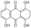 2,3-二氢-1,4,5,8-四羟基-9,10-蒽醌分子结构 (CAS 81-59-4)