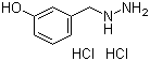 structure of CAS# 81012-99-9, 3-Hydroxybenzylhydrazine dihydrochloride;alpha-Hydrazino-m-cresol dihydrochloride