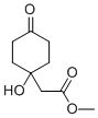 4-Hydroxy-4-(methoxycarbonylmethyl)cyclohexanone molecular structure (CAS 81053-14-7)