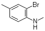 2-Bromo-4-methyl-N-methylaniline molecular structure (CAS 81090-31-5)