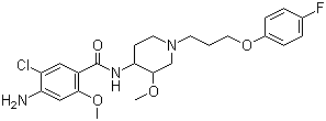 西沙必利分子结构 (CAS 81098-60-4)