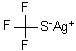 structure of CAS# 811-68-7, Silver trifluoromethanethiolate;Silver (trifluoromethyl)mercaptide; Silver trifluoromethanethiolate; Trifluoromethanethiol silver salt; [(Trifluoromethyl)thio]silver