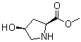 cis-4-Hydroxy-L-proline methyl ester molecular structure (CAS 81102-38-7)