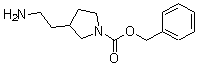 Benzyl 3-(2-aminoethyl)pyrrolidine-1-carboxylate molecular structure (CAS 811842-07-6)