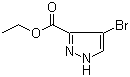结构式 CAS# 81190-89-8, 4-溴-1H-吡唑-3-甲酸甲酯