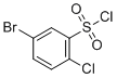 structure of CAS# 81226-68-8, 5-Bromo-2-chlorobenzene-1-sulfonyl chloride