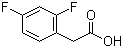 2,4-Difluorophenylacetic acid molecular structure (CAS 81228-09-3)