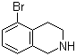 structure of CAS# 81237-69-6, 5-Bromo-1,2,3,4-tetrahydroisoquinoline