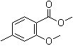 2-Methoxy-4-methylbenzoic acid methyl ester molecular structure (CAS 81245-24-1)