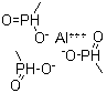 三(甲基亚磷酸)铝分子结构 (CAS 81323-91-3)