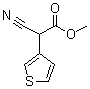 alpha-Cyano-3-thiopheneacetic acid methyl ester molecular structure (CAS 81344-59-4)