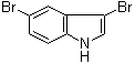 3,5-二溴吲哚分子结构 (CAS 81387-89-5)