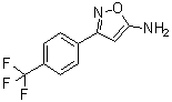 结构式 CAS# 81465-84-1, 3-[4-(三氟甲基)苯基]-5-异恶唑胺