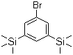 1-Bromo-3,5-bis(trimethylsilyl)benzene molecular structure (CAS 81500-92-7)