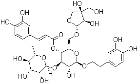Forsythoside B molecular structure (CAS 81525-13-5)