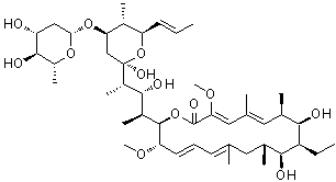 structure of CAS# 81552-34-3, Concanamycin C;4'-O-De(aminocarbonyl)-concanamycin A; Oxacyclooctadecane, concanamycin A deriv.