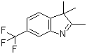 2,3,3-三甲基-6-(三氟甲基)-3H-吲哚分子结构 (CAS 81558-23-8)