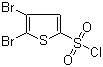 4,5-Dibromothiophene-2-sulphonyl chloride molecular structure (CAS 81606-31-7)