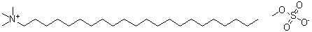 Docosyltrimethylammonium methyl sulfate molecular structure (CAS 81646-13-1)