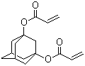 1,3-金刚烷二醇二丙烯酸酯分子结构 (CAS 81665-82-9)