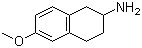 6-Methoxy-1,2,3,4-tetrahydronaphthalen-2-amine molecular structure (CAS 81861-30-5)