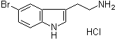 5-Bromotryptamine hydrochloride molecular structure (CAS 81868-12-4)