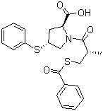 佐芬普利分子结构 (CAS 81872-10-8)
