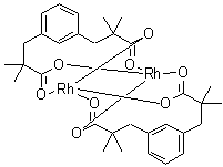 Bis(alpha,alpha,alpha',alpha'-tetramethyl-1,3-benzenedipropionato)dirhodium molecular structure (CAS 819050-89-0)