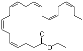 (4Z,7Z,10Z,13Z,16Z,19Z)-4,7,10,13,16,19-Docosahexaenoic acid ethyl ester molecular structure (CAS 81926-94-5)