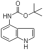 structure of CAS# 819850-13-0, 1H-Indol-4-ylcarbamic acid tert-butyl ester