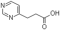 3-Pyrimidin-4-ylpropionic acid molecular structure (CAS 819850-17-4)