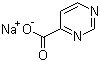 4-Pyrimidinecarboxylic acid sodium salt molecular structure (CAS 819850-18-5)