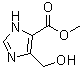 结构式 CAS# 82032-43-7, 5-羟基甲基-1H-咪唑-4-羧酸甲酯