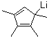 1,2,3,4-Tetramethylcyclopentadienyl lithium molecular structure (CAS 82061-21-0)