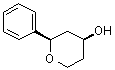 顺式-2-苯基四氢-2H-吡喃-4-醇分子结构 (CAS 82065-19-8)