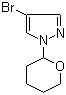 结构式 CAS# 82099-98-7, 4-溴-1-(四氢-2H-吡喃-2-基)-1H-吡唑