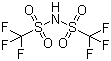 双三氟甲烷磺酰亚胺分子结构 (CAS 82113-65-3)