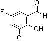 结构式 CAS# 82128-69-6, 3-氯-5-氟-2-羟基苯甲醛