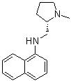 (S)-1-Methyl-2-(1-naphthylaminomethyl)pyrrolidine molecular structure (CAS 82160-07-4)