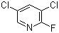 2-Fluoro-3,5-dichloropyridine molecular structure (CAS 823-56-3)